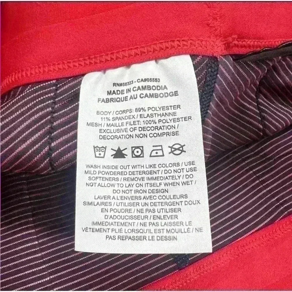 NWT NIKE X Gyakusou Utility Shorts Red Black GIRA Tights Running Shorts Sz L - Picture 8 of 8